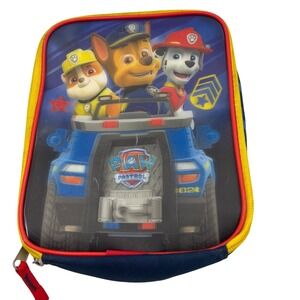 Paw Patrol Lunch Box Insulated Kids Childrens Lunchbag Chase Marshall Rubble GUC